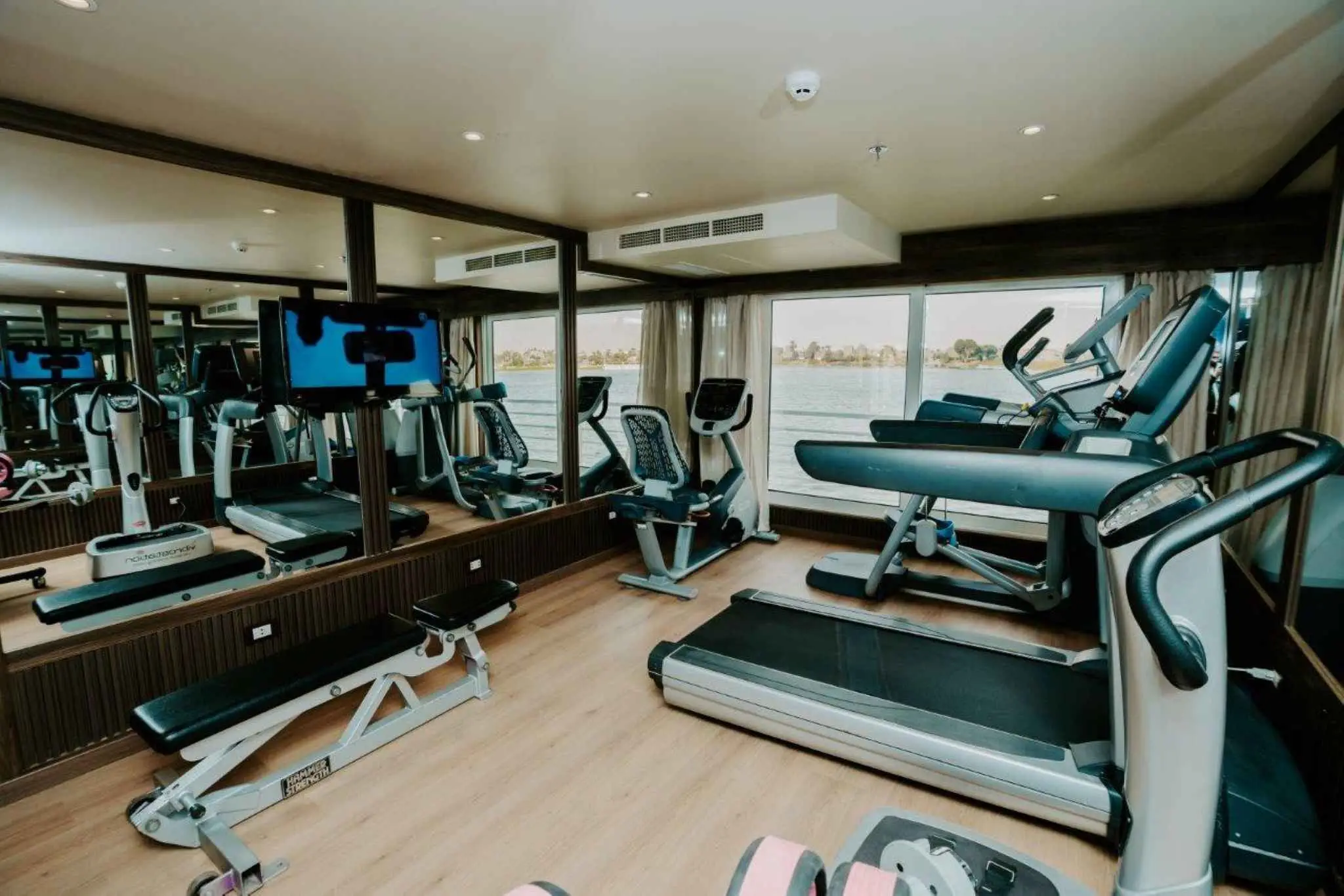 Gym aboard the MS Medea Nile Cruise Nile cruise